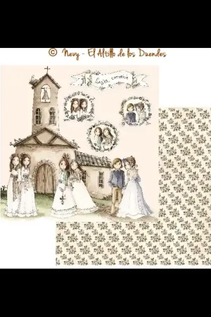 Última Oportunidad PAPEL SCRAP EL ALTILLO DE LOS DUENDES, ELLAS CELEBRAN SU COMUNIÓN 003