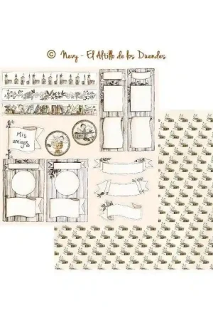 PAPEL SCRAP EL ALTILLO DE LOS DUENDES, ELLOS CELEBRAN SU COMUNIÓN 004 Más Vendido