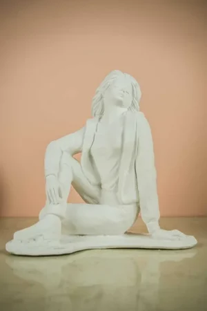 Lujoso ESCAYOLA, ELISA SENTADA 26 CM