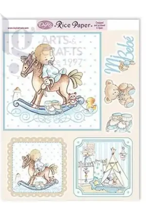 PAPEL ARROZ DAYKA BEBÉ CHICO 22x29 CM Garantía Incluida