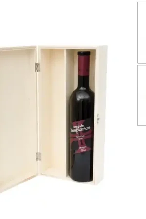 CAJA MADERA PARA 2 BOTELLAS 37x17x9 CMS A Buen Precio