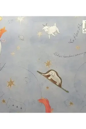 PAPEL DECORATIVO KARTOS ORO EL PRINCIPITO 100x70 CM Envío Exprés