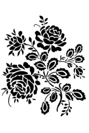 STENCIL CADENCE 21x30 CM ROSAS Original