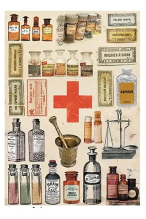 Nuevo Modelo PAPEL ARROZ CADENCE Nº216 BOTIQUIN VINTAGE 30x41