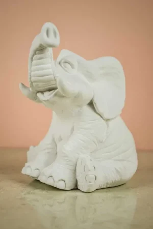 Última Oportunidad ESCAYOLA, ELEFANTE SENTADO 20 CM