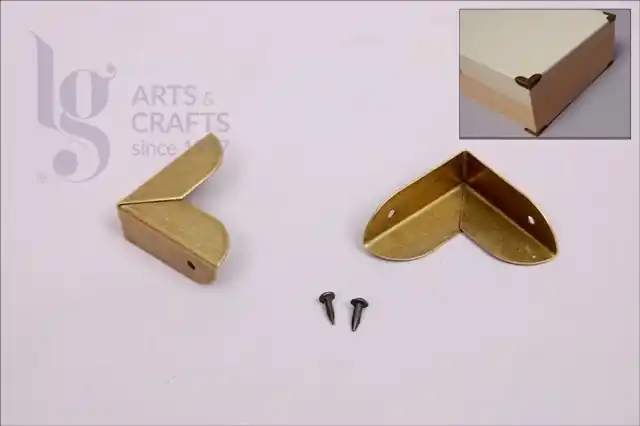 ESQUINAS PARA CAJAS ORO VIEJO 2.2x2.2x0.7 CM Gran Oferta