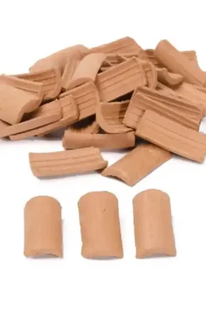 Oferta De Temporada TEJAS DE BARRO 10x20 MM, SET 40 UDS.