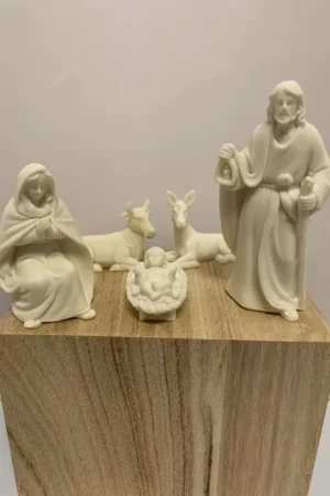 MARMOLINA, NACIMIENTO 5 PIEZAS 8.5 CM Solo Hoy