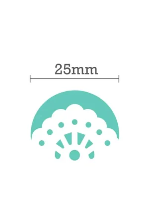 De Moda PERFORADORA DE BORDES 25 MM PUNTILLA