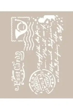 Liquidación STENCIL CADENCE 21x30 TIMBRE POSTAL