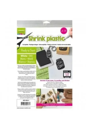 Precio Bajo PLÁSTICO MÁGICO BLANCO A4, 4 UDS.