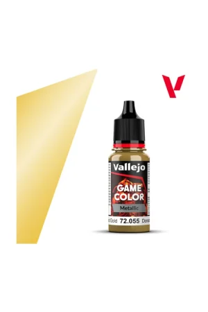 PINTURA VALLEJO GAME METAL 18 ml DORADO PULIDO Precio De Fábrica