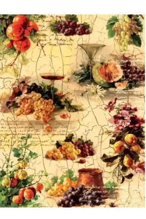 Ordena Ya PAPEL ARROZ CADENCE Nº035 BODEGON UVAS 30x41