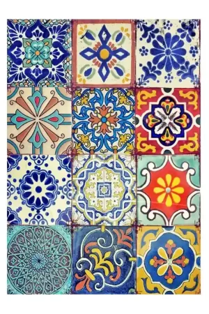 Mejor Precio PAPEL ARROZ CADENCE Nº307 AZULEJOS 30x41