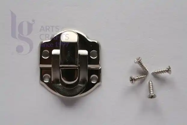 CIERRE CAJA CROMADO 2.5x2.8 CM Liquidación