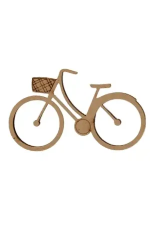 SILUETA MADERA BICICLETA 5.9x3.6x0.3 CM Profesional