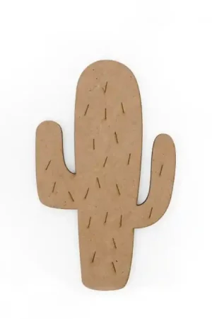 SILUETA MADERA CACTUS 6x6x0.3 CM Barato