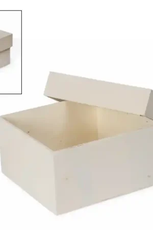 CAJA MADERA 16x16x8 CM Premium