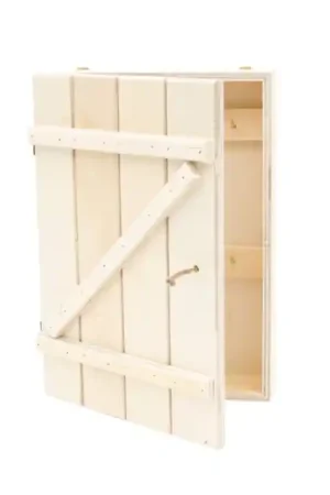 Súper Precio CAJA MADERA LLAVERO 18x6.5x26 CM