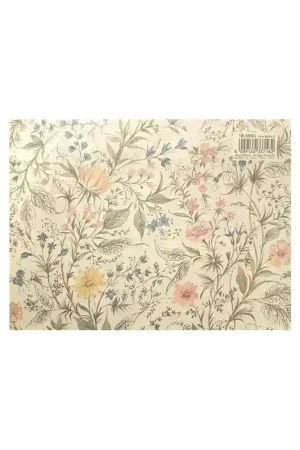 PAPEL DECORATIVO KARTOS ORO FLORES FINAS 100x70 CM Ordenar Ahora Mismo