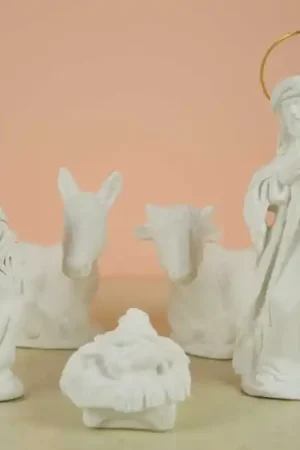 ESCAYOLA, NACIMIENTO 17 CM 5 PIEZAS Liquidación