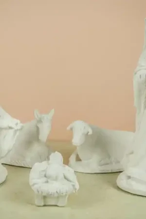 ESCAYOLA, NACIMIENTO TELA 5 PIEZAS 26 CM Envío Inmediato