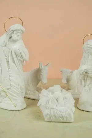 Precio De Fábrica ESCAYOLA, NACIMIENTO 22 CM 5 PIEZAS