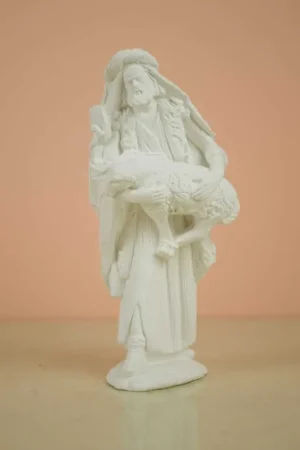 ESCAYOLA, PASTOR CON OVEJA EN BRAZOS 21 CM Envío Gratis