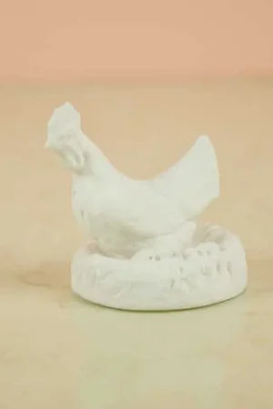 Disponible Ahora ESCAYOLA, GALLINA PONIENDO 5 CM