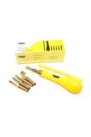 Garantía De Devolución De Dinero REIG ESTUCHE CON MANGO Y 5 PLUMILLAS PARA LINÓLEO