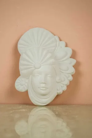 ESCAYOLA, MÁSCARA VENECIANA 19 CM Artesanal