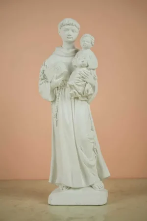 ESCAYOLA, SAN ANTONIO DE PADUA 29 CM Hecho A Mano