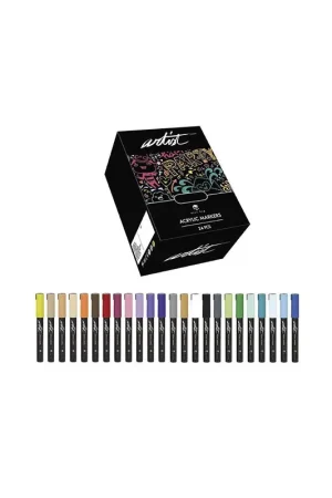 ROTULADOR ACRILICO ALEX BOG 5MM CAJA 24 COLORES Lujoso