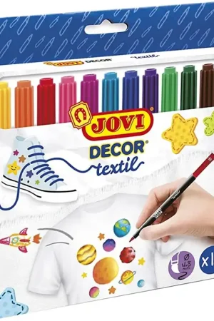 Económico ROTULADORES JOVI TEXTIL 12