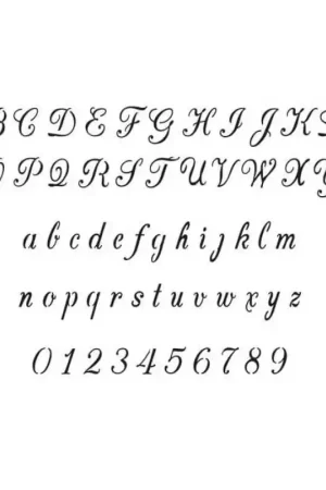 STENCIL ACRILEX 21x15 CM LETRAS (2) Entrega Rápida