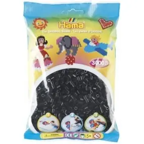 HAMA MIDI NEGRO 3000 PIEZAS Nº18 Disponible Ahora
