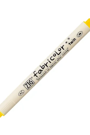 Disponible Ahora ROTULADOR TELA ZIG TWIN AMARILLO