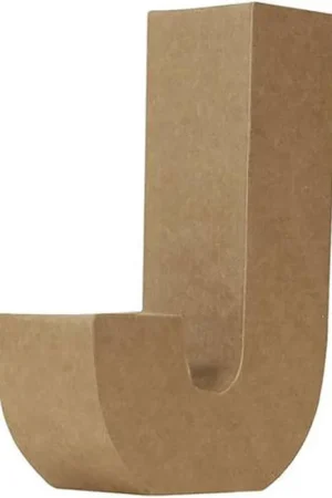 Económico LETRA PAPEL MACHÉ "J" 25 CM