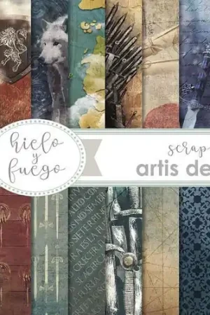 Alta Calidad PAPEL SCRAP ARTIS DECOR KIT 30x30 JUEGO DE TRONOS
