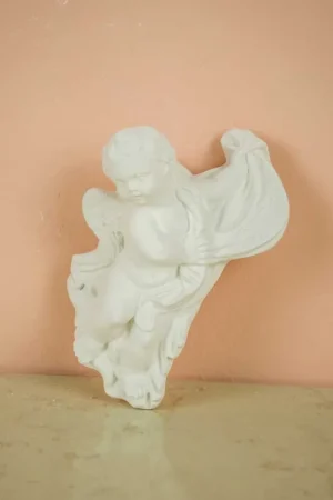 ESCAYOLA, ÁNGEL GLORIA PARA COLGAR 15 CM Auténtico