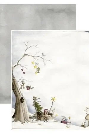 PAPEL SCRAP EL ALTILLO DE LOS DUENDES, OTRO AÑO MÁGICO 015 Directo De Fábrica