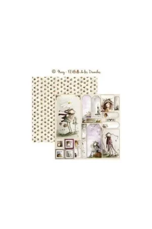 Alta Calidad PAPEL SCRAP EL ALTILLO DE LOS DUENDES, OTRO AÑO MÁGICO 011