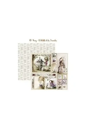 Precio Bajo PAPEL SCRAP EL ALTILLO DE LOS DUENDES, OTRO AÑO MÁGICO 010