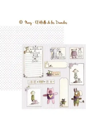 PAPEL SCRAP EL ALTILLO DE LOS DUENDES, LA ILUSIÓN DE LA ESPERA 004 Oferta Flash