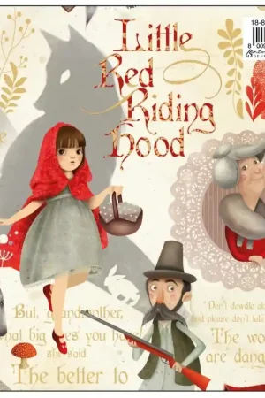 Stock Limitado PAPEL DECORATIVO KARTOS ORO CAPERUCITA ROJA 100x70 CM