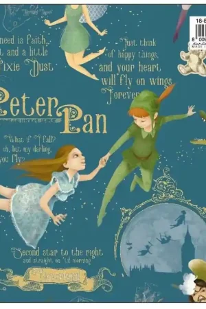 No Te Lo Pierdas PAPEL DECORATIVO KARTOS ORO PETER PAN 100x70 CM