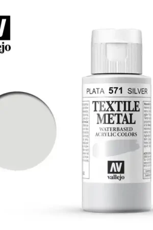 PINTURA TELA VALLEJO Nº571 PLATA 35 ML Novedad