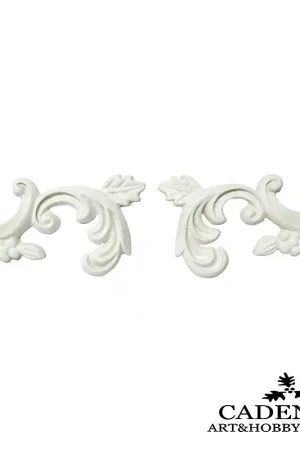 Oferta Flash RESINA, PAR DE VOLUTAS CADENCE 14x7x1 CM