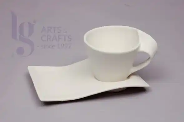 BARRO COCIDO, TAZA + PLATO 21x10 CM Liquidación