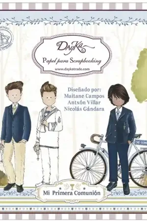 Compra Ahora PAPEL SCRAP DAYKA BLOC 20x20 SCP-1018 COMUNIÓN NIÑO 2018